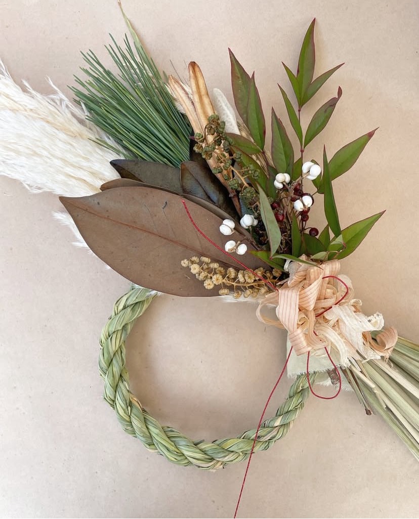 コトノハさんにならう「しめ飾り&祝亀」